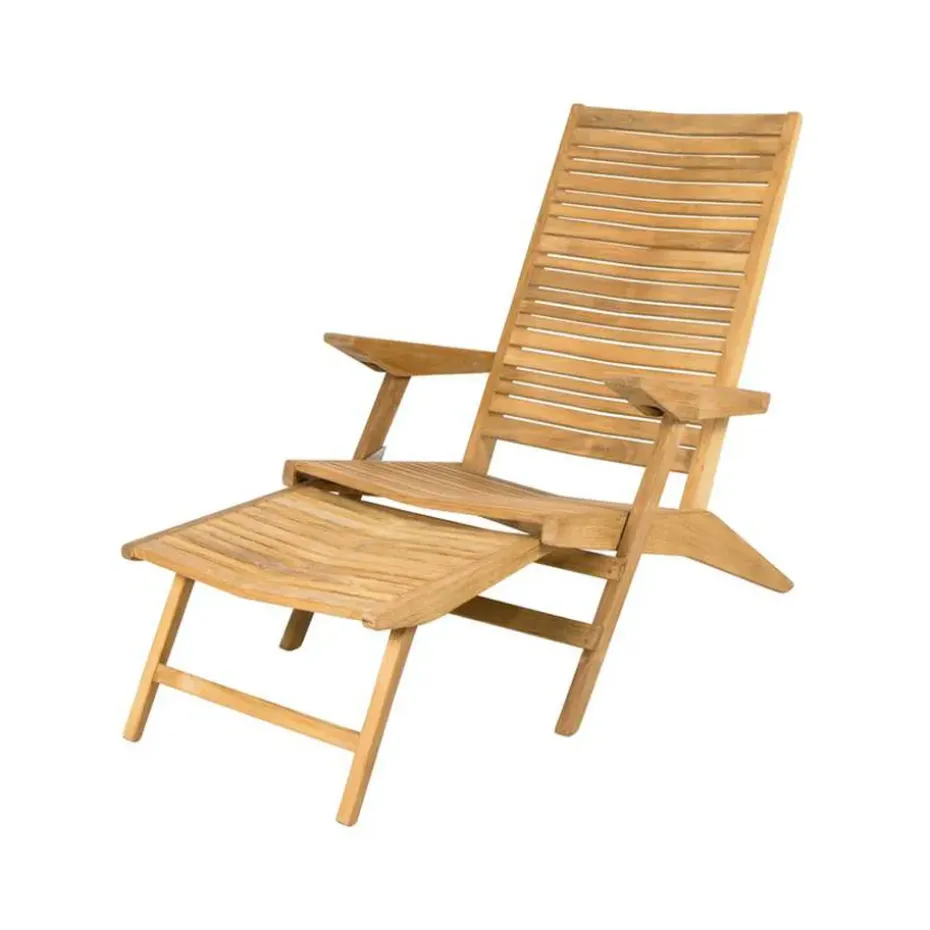 Chaise longue Flip, Teak
