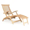 Chaise longue Lobby, Plateau et protection contre la pluie inclus