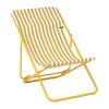 Chaise Longue Maxi Transat, Rayures Miel