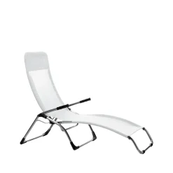 Chaise longue Samba, Blanc