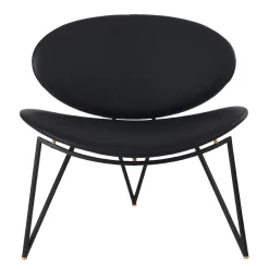 Chaise longue Semper, Noir-noir