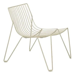 Chaise longue Tio easy chair, Ivory