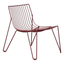 Chaise longue Tio easy chair, Wine Red