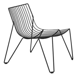 Chaise longue Tio easy chair, Black