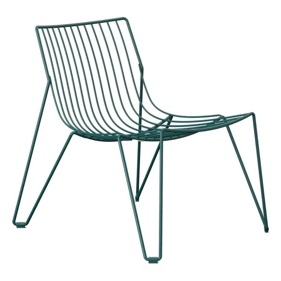 Chaise longue Tio easy chair, Blue Green