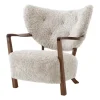 Chaise longue Wulff ATD2 fauteuil, Noyer huilé-Moonlight