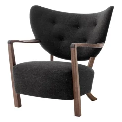Chaise longue Wulff ATD2 fauteuil, Noyer huilé-Hallingdal