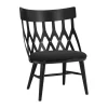 Chaise longue Y5, Lasuré noir- coussin noir