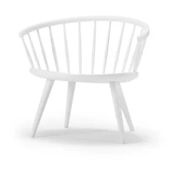 Chaise lounge Arka bouleau, Blanc