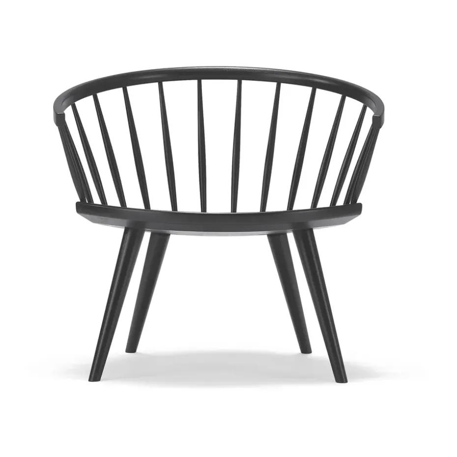 Chaise lounge Arka bouleau, Noir
