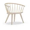 Chaise lounge Arka bouleau, Vernis mat clair