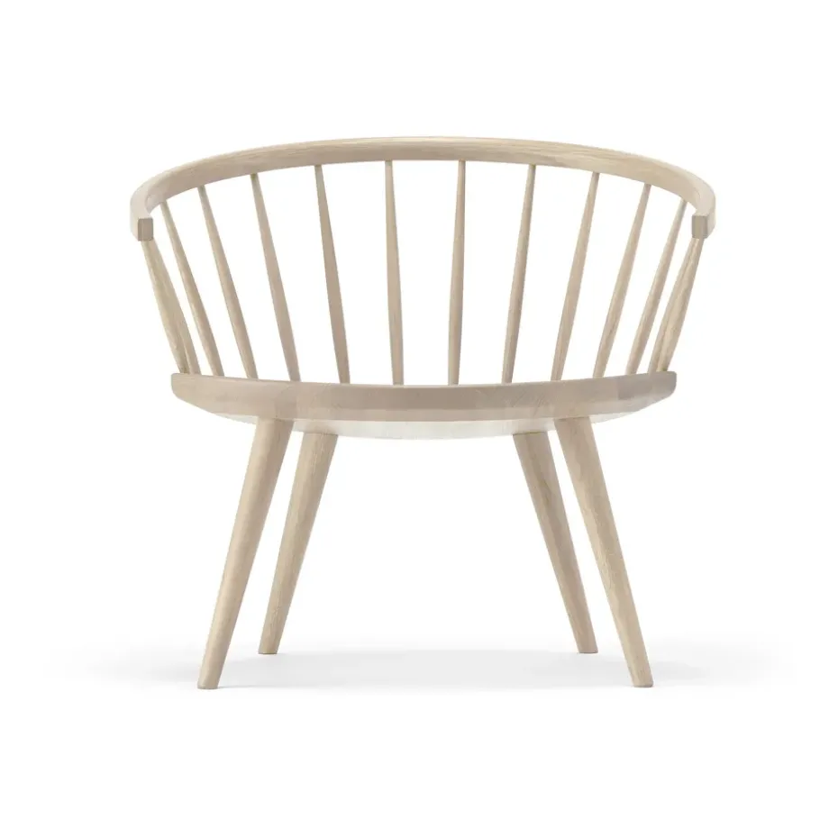 Chaise lounge Arka chêne, Vernis mat clair