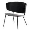 Chaise lounge Herman, Noir