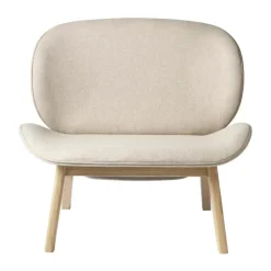 Chaise lounge L32 Suru, Oak nature lacquered-beige