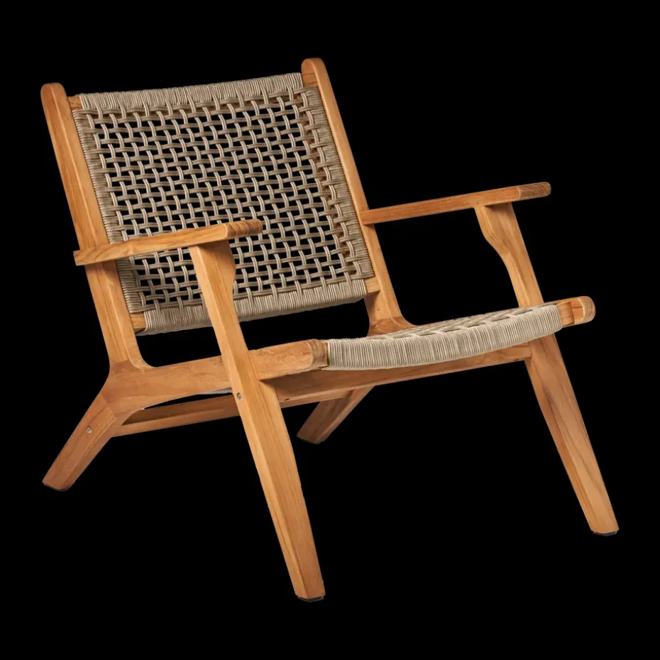 Chaise lounge Sandvik, Teck