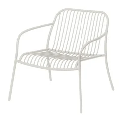 Chaise lounge YUA WIRE Chair, Silk grey