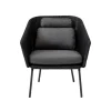 Chaise Mega, Graphic, incl. coussins gris