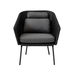 Chaise Mega, Graphic, incl. coussins gris