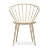 Chaise Miss Holly, frêne laqué mat clair
