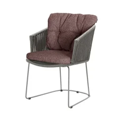 Chaise Moments, Cane-Line Natté dark bordeaux, Cane-Line soft rope