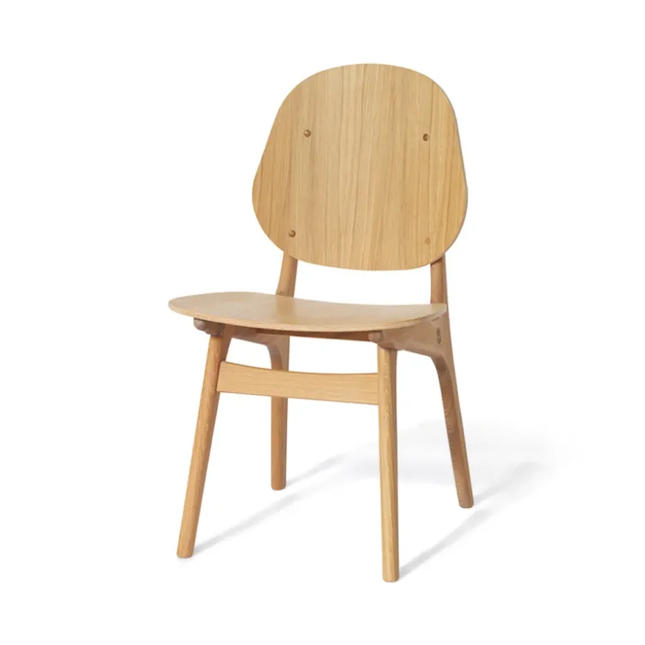 Chaise Noble, chêne huilé blanc