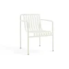 Chaise Palissade Dining avec accoudoirs, Cream white