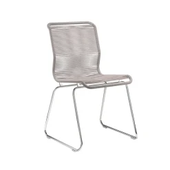 Chaise Panton One, carmen, acier inoxydable