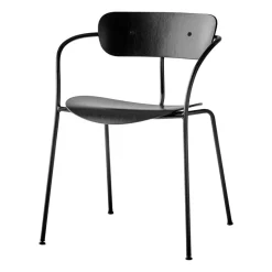 Chaise Pavilion AV2, chêne laqué noir