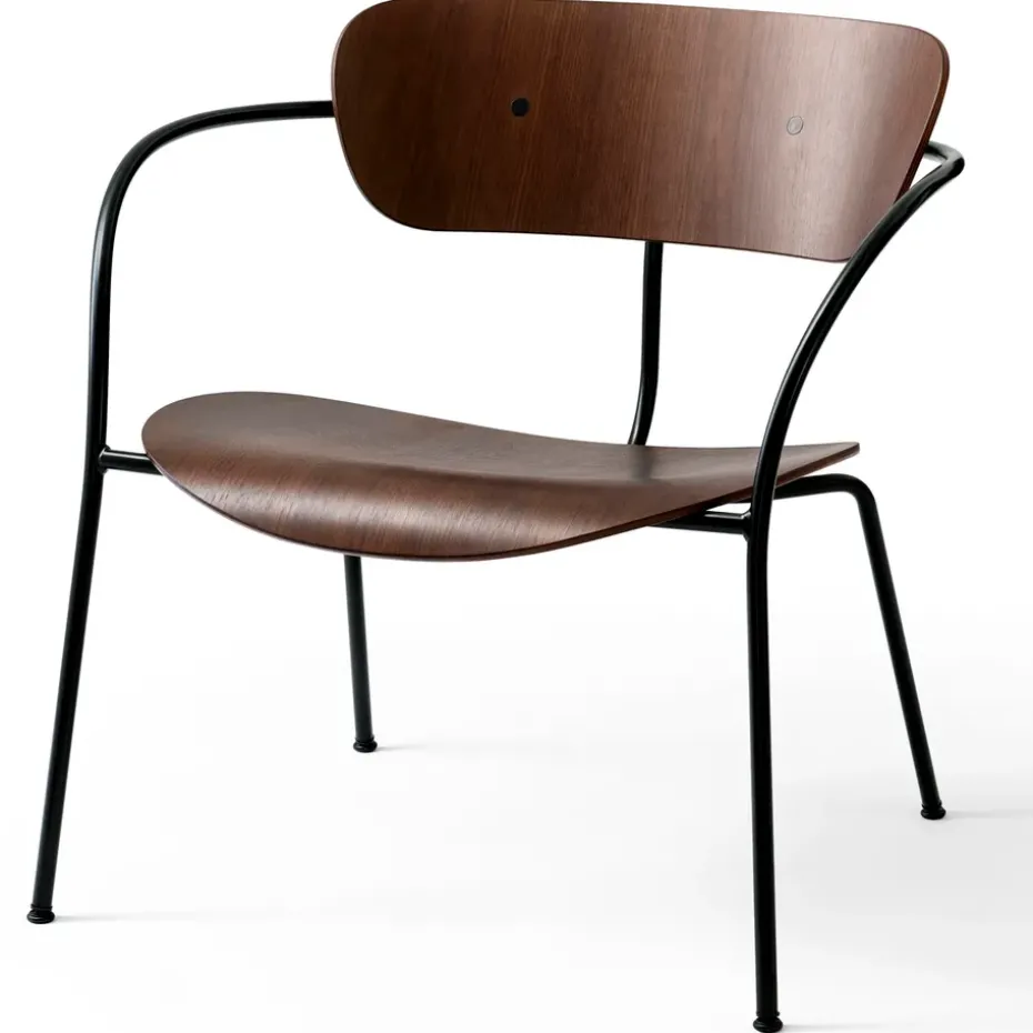 Chaise Pavilion AV5, Noyer laqué