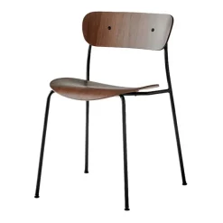 Chaise Pavilion AV1, noyer laqué