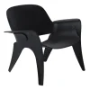 Chaise Rose, Chêne teinté noir