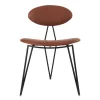 Chaise Semper, Noir-cognac