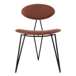 Chaise Semper, Noir-cognac