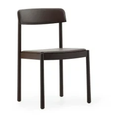 Chaise Timb, Brown ash-ultra leather chocolate