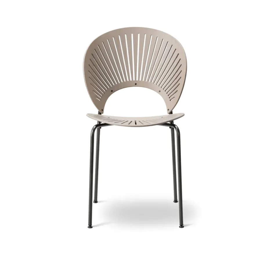 Chaise Trinidad 3398, Chêne clair teinté gris-flint