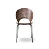 Chaise Trinidad 3398, Vernis clair-noisette-flint