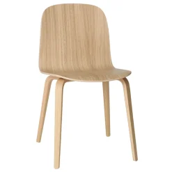 Chaise Visu Chair base en bois, chêne