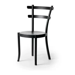 Chaise Wood, Hêtre - teinture noire