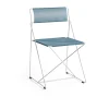 Chaise X-Line Indoor Outdoor, Powder blue-hot galvanised