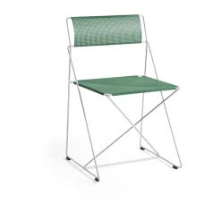 Chaise X-Line Indoor Outdoor, Leek green-hot galvanised