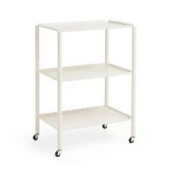 Chariot de service Arcs Trolley High, Eggshell