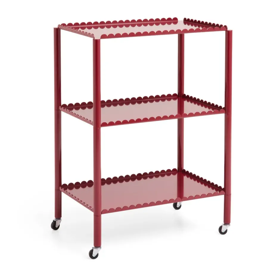 Chariot de service Arcs Trolley High, Auburn red