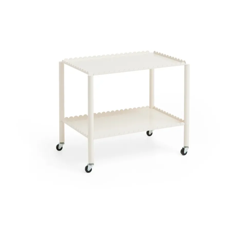 Chariot de service Arcs Trolley Low, Eggshell