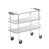 Chariot de service Cargo, Stratifié blanc-chrome