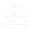 Cintre String lot de 4, Blanc