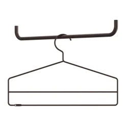Cintre String lot de 4, Brun foncé