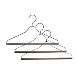Cintres Ferm Living lot de 3, noir