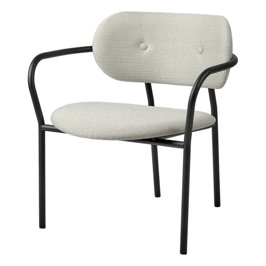 Coco lounge chair fully upholstered, Eero special FR 106-black