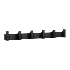 Column portemanteau 49 cm, Chêne laqué noir