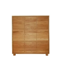 Commode 1, chêne huilé, 5 tiroirs